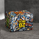 Plyo Box Attrezzo per Allenamento 3 Altezze 61x51x41 cm Jumping Box Antiscivolo Multicolore Multicolore-7