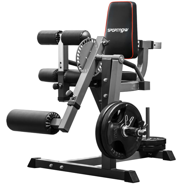 prezzo Seated Calf Machine 32 posizioni da Seduti 100x90x105 cm Grigio e Nero