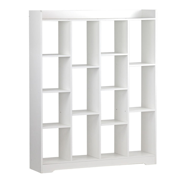 Libreria design moderno 150x120 cm Bianca-1