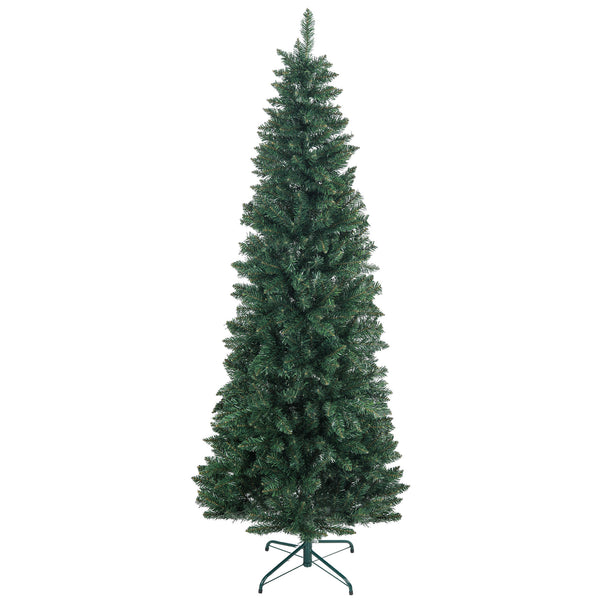 Albero di Natale Artificiale 210 cm 687 Rami Design Alto e Stretto Verde online