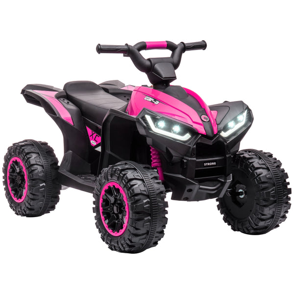 acquista Quad Elettrico per Bambini 12V 2 Velocità Fari LED Rosa