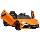 Macchina Elettrica per Bambini Licenza Lamborghini Revuelto 12V Guida Manuale e Telecomando Arancione -1