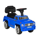 Auto Macchina Cavalcabile Fuoristrada per Bambini Clacson e Musica Blu -1