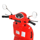 Moto Elettrica per Bambini Design Vespa 6V Rosso  -9