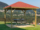 Gazebo da Giardino 3,15x3,15m in Legno Etna-1