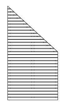 Pannello Destro Frangivista da Giardino 90x170/87H cm Delux in Legno-3