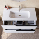 Mobile bagno 100 cm Sospeso Bianco Porcellana Boston Senza Specchio Bonussi-3