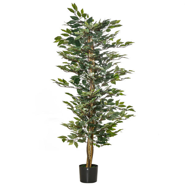 prezzo Pianta Artificiale di Ficus H150 cm con Vaso Verde