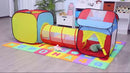 Tunnel 3 en 1 Jeu pour Enfants 230x70x89 cm