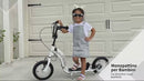 Trottinette pour Enfants Roues 12" Blanc