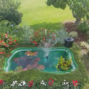 Bassin de Jardin Vert Artificiel 235x140x60 cm 1000 Litres