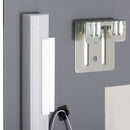 Specchio Bagno a Parete Luce LED a 3 Colori Mensola in Vetro 50x12x70 cm -9