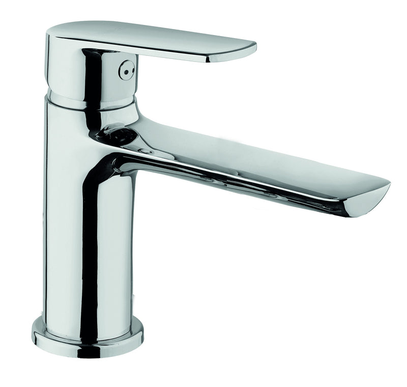 Rubinetto Miscelatore Monocomando Lavabo Bocca Lunga in Ottone Bonussi Orleans Cromato-1