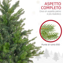 Albero di Natale Artificiale 180 cm 1821 Rami Base in Metallo Verde -5