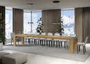 Tavolo Allungabile 130/390x90x77 cm Roxell Premium Quercia Natura  -4