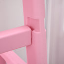 Scaletta per Bambini 3 Livelli 47x47x90 cm in HDPE Rosa-8