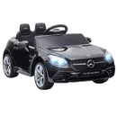 Macchina Elettrica per Bambini Licenza Mercedes SLC 300 con Telecomando Nero  -1