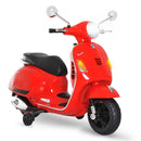 Moto Elettrica per Bambini Design Vespa 6V Rosso  -1