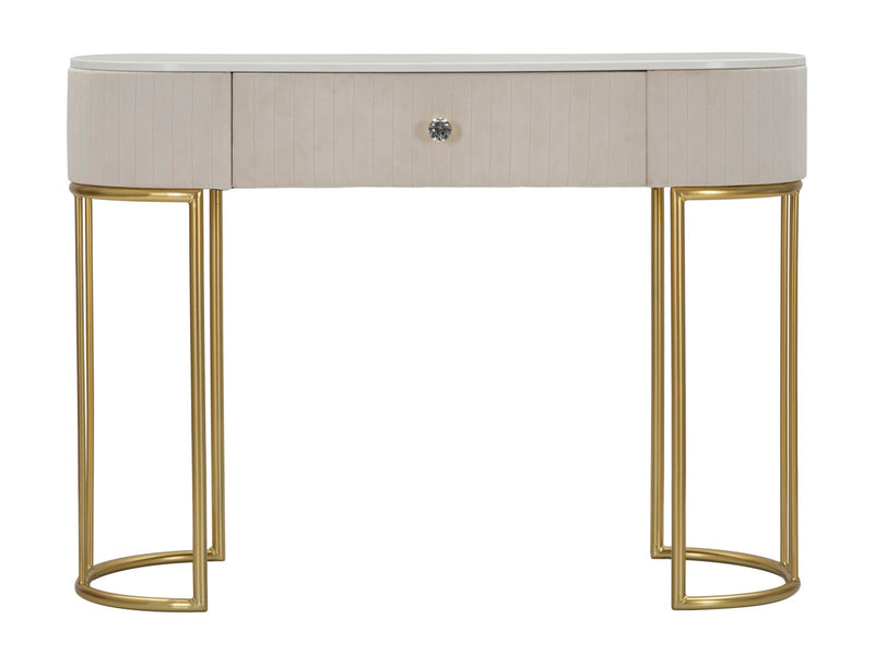 Console Montpellier Crema 100x40x75 cm in Ferro Legno -2