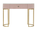 Console Montpellier Rosa 100x40x75 cm in Ferro Legno -2