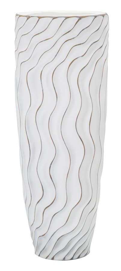 Vaso Alto 35x90x35 cm in Poliresina Bianco-2