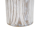 Vaso Atene 15,5x74x15,5 cm in Poliresina Bianco-4