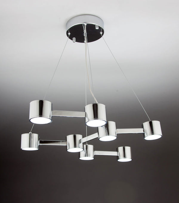 Suspension Lustre 8 LED 70x44cm Zaghi Mech prezzo