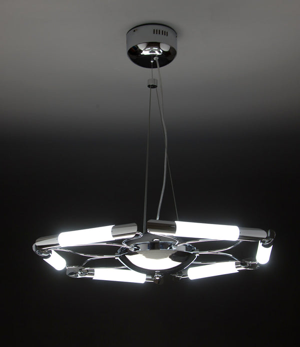 Suspension Lustre 6 LED 72x72cm Lame Zaghi prezzo