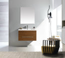 Mobile Bagno Sospeso 80 cm in MDF con Specchiera Vorich Lake Rovere-3