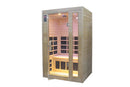 Sauna Finlandese ad Infrarossi 2 posti 120x97 cm in Hemlock Canadese H188 Vorich Gold Eco-3