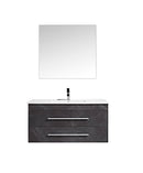 Mobile Bagno Sospeso 100 cm Urban Grigio Antracite-1