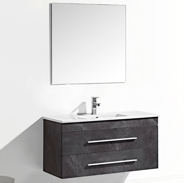 Mobile Bagno Sospeso 100 cm Urban Grigio Antracite-2