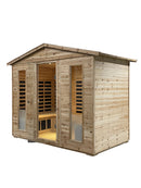 Sauna Finlandese ad Infrarossi 250x150 cm in Cedro Canadese Adler-3