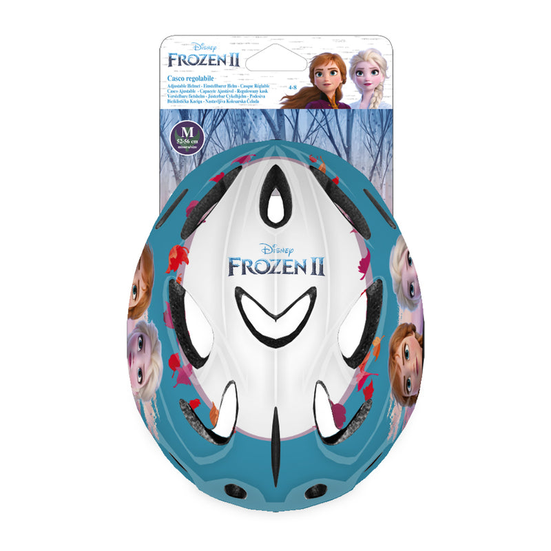 Casco per Bambina Misura 52-56 cm con Fori di Aerazione con Licenza Disney Frozen-2