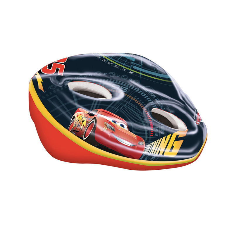 Casco per Bambino Misura 52-56 cm con Fori di Aerazione con Licenza Disney Cars-1