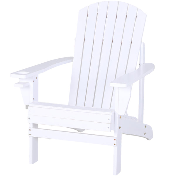 online Chaise de jardin en bois 97x72,39x92,71 cm Oklahoma Blanc