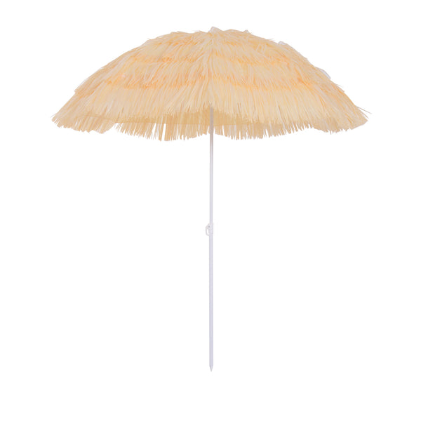 Parasol de jardin en acier Ø1,6 m Beige sconto