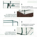 Serra da Giardino 100x50x150 cm in PVC Trasparente-6