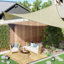 Tenda Vela da Giardino Rettangolare 3x4m in HDPE Crema -2