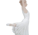 Ballerina Dicy 14x4,5x24 cm in Resina Bianco-7