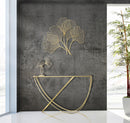 Scultura Leaf Glam 35x11,5x44 cm in Ferro Oro-8