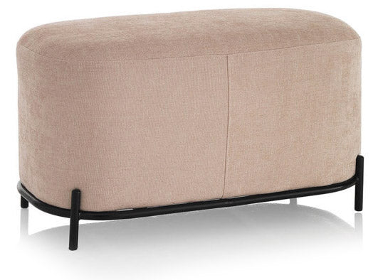 Banc 82x42x45 cm en Tissu Rose sconto