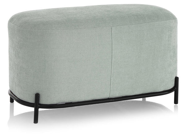 Banc 82x42x45 cm en Tissu Vert sconto