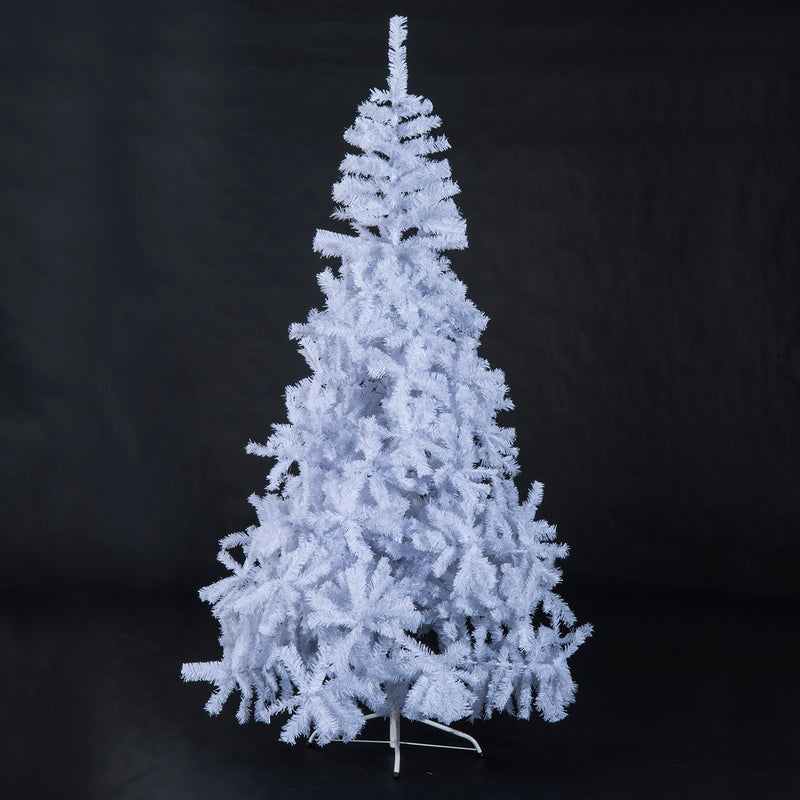 Albero di Natale Artificiale 210 cm 1230 Rami Bianco -4