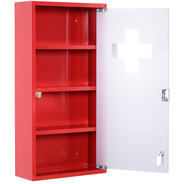 Armoire à Pharmacie Rouge 60x30x12 cm acquista