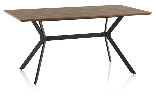 Table 160x90x76 cm en MDF Noyer sconto