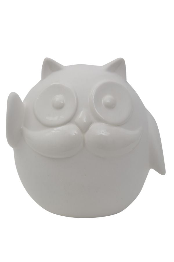 Hello Chouette Porcelaine 13x9,5x13,5 cm Porcelaine Blanche sconto