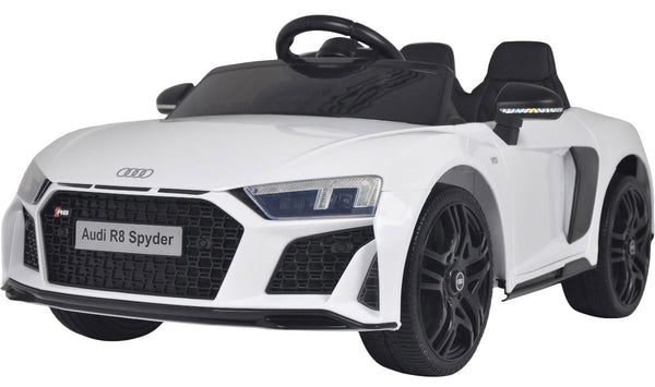 Voiture Porteuse Électrique 12V Audi R8 Spyder Blanc sconto