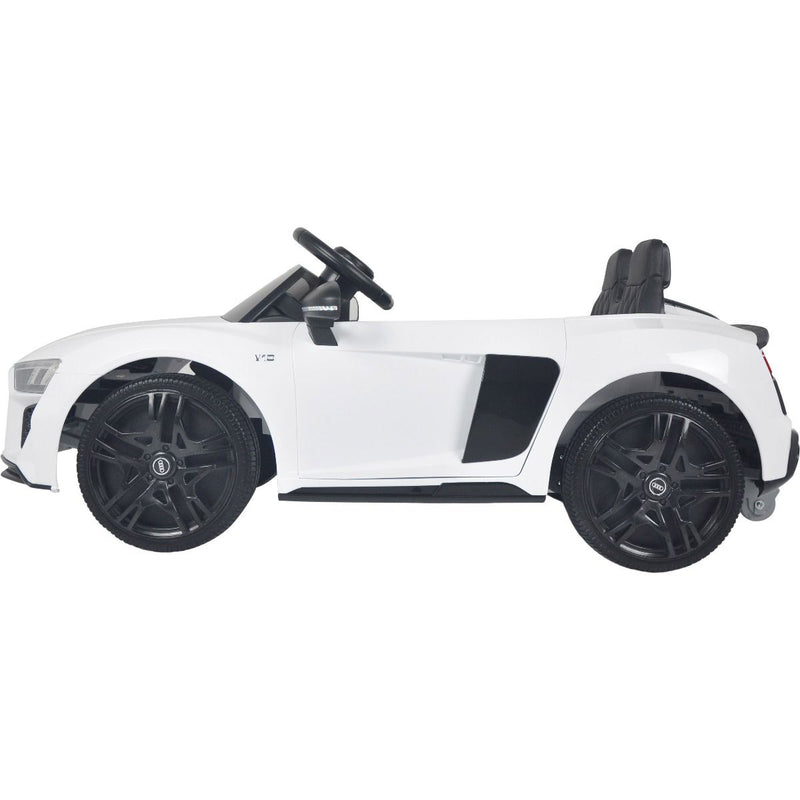 Macchina Elettrica per Bambini 12V Audi R8 Spyder Bianca-2