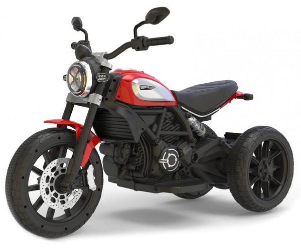 sconto Moto électrique pour enfants 12V Ducati Scrambler Icon Rouge